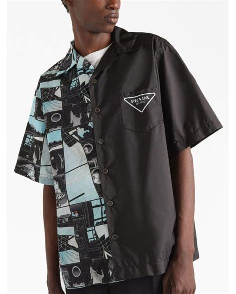 prada shorts sleeves|prada nylon short sleeve.